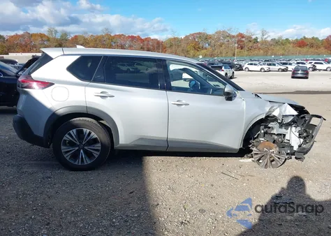 2021 Nissan Rogue Sv Intelligent Awd из США, поврежденный, VIN JN8AT3BBXMW213475